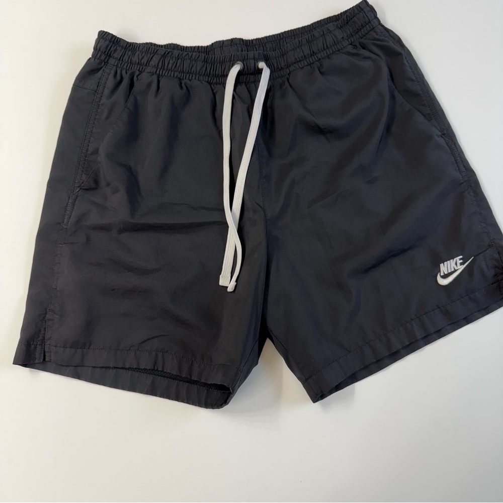 Nike Mens Black Swim Trunks